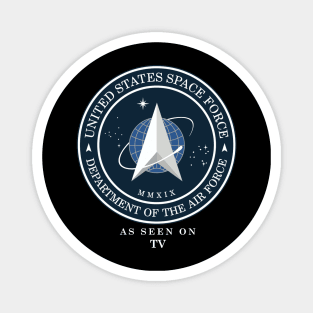 space force logo parody Magnet